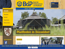 Tablet Screenshot of bdp-duesseldorf.de